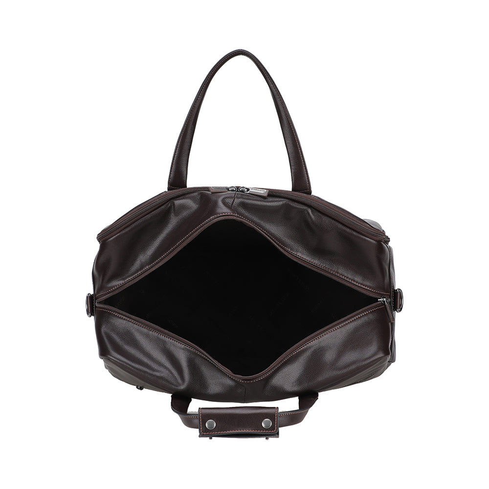Leon leather travel bag