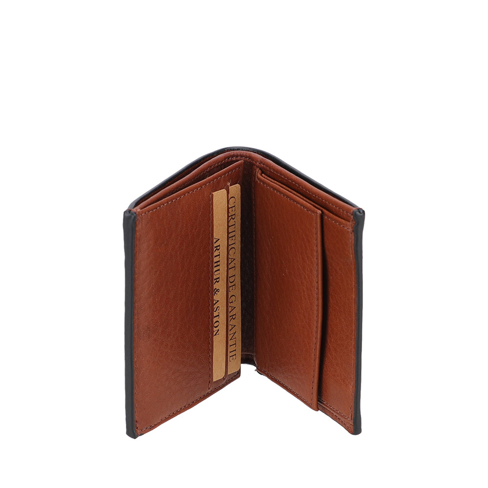Porte monnaie et cartes cuir José