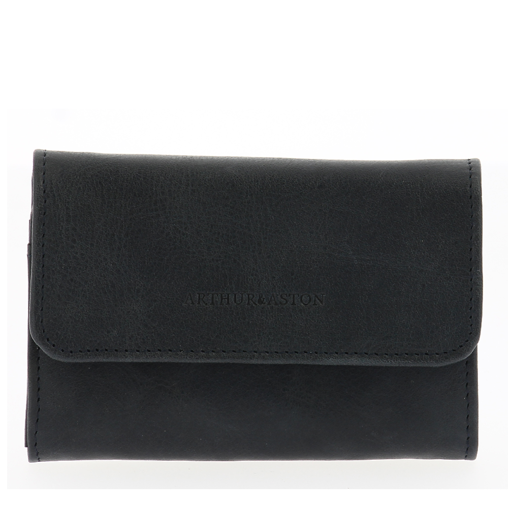 Oiled cowhide leather wallet and cards