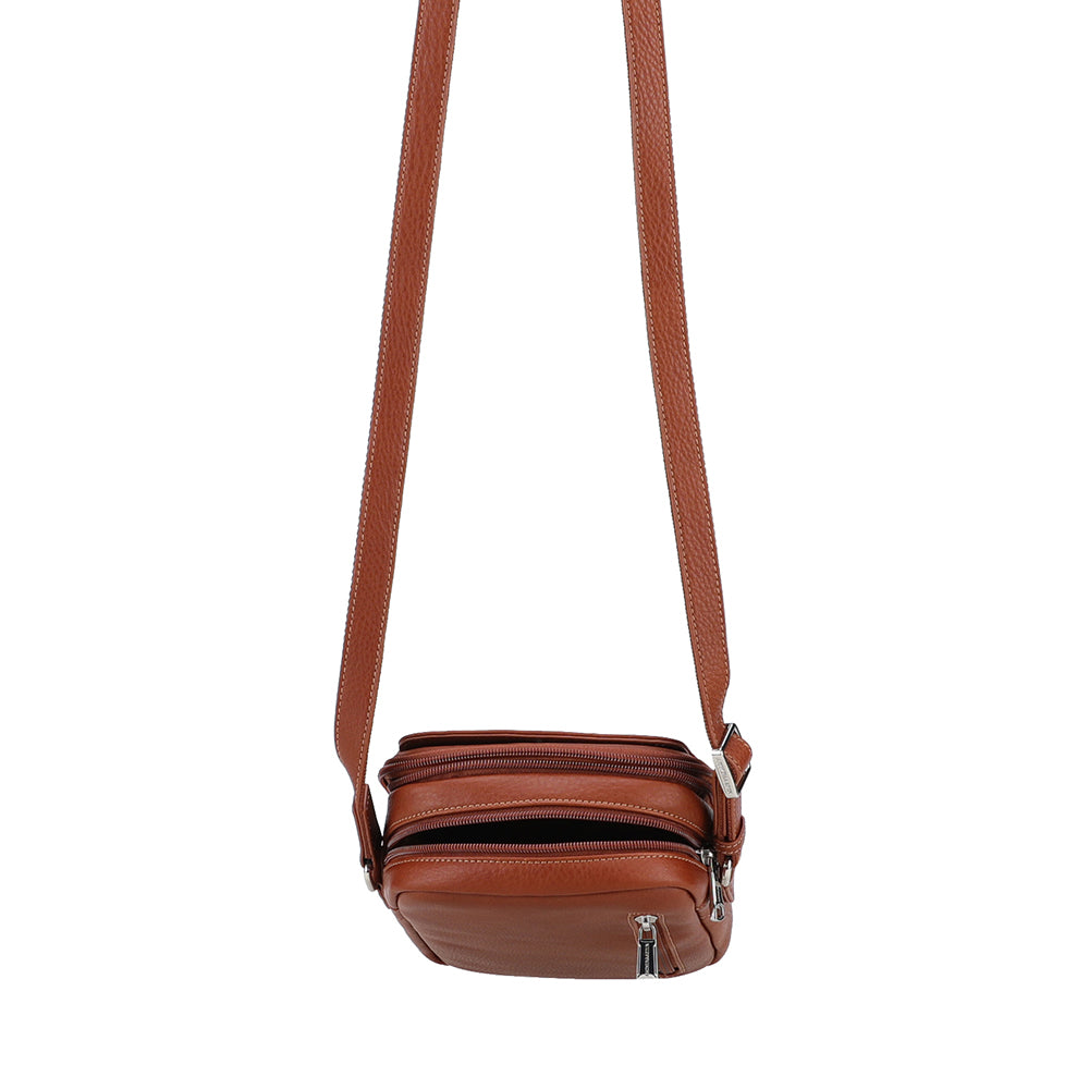 Medium Leather Angel Crossbody Bag
