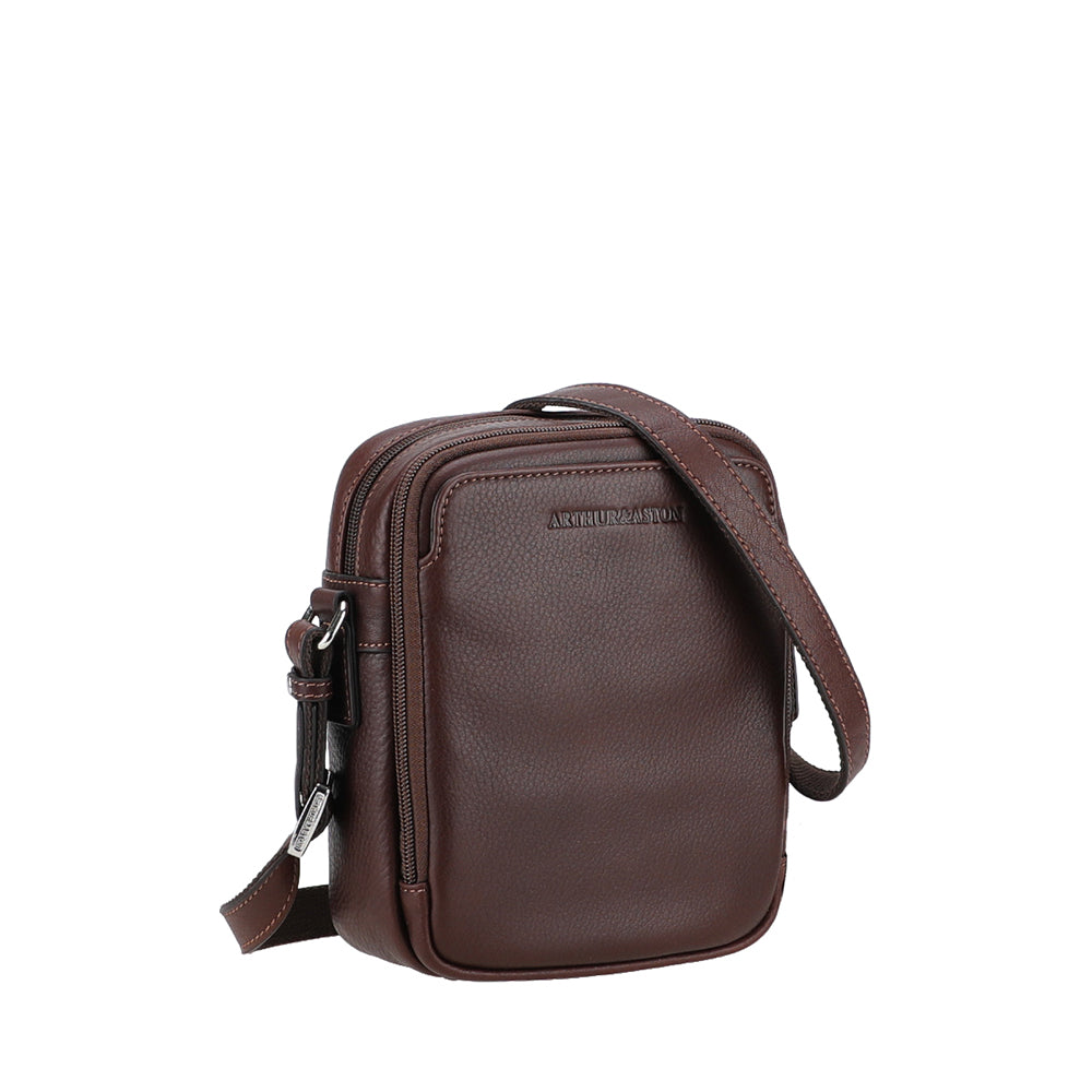 Medium Leather Angel Crossbody Bag