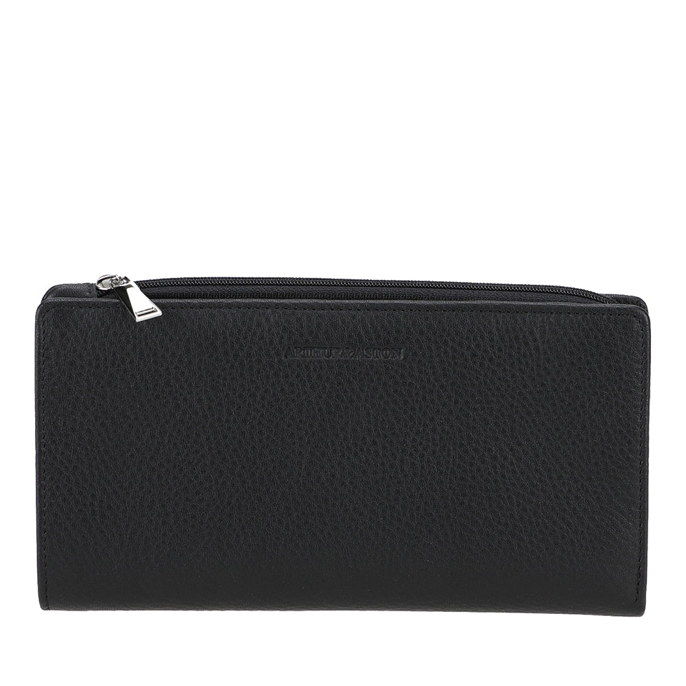 Portefeuille cuir grand modèle Ange