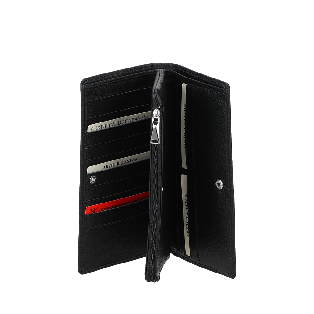 Portefeuille cuir grand modèle Ange