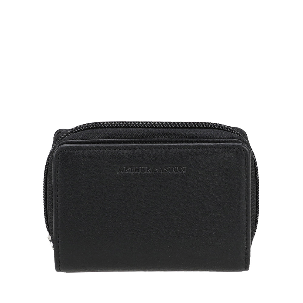 Porte-monnaie et cartes en cuir Ange