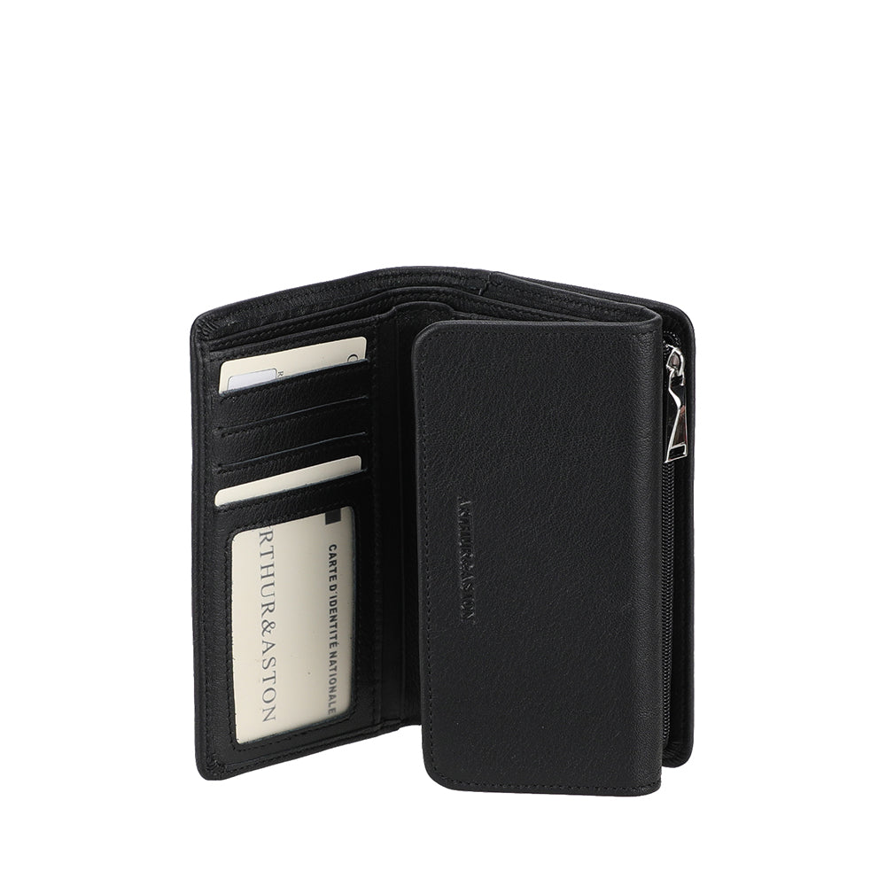 Portefeuille compact cuir Ange