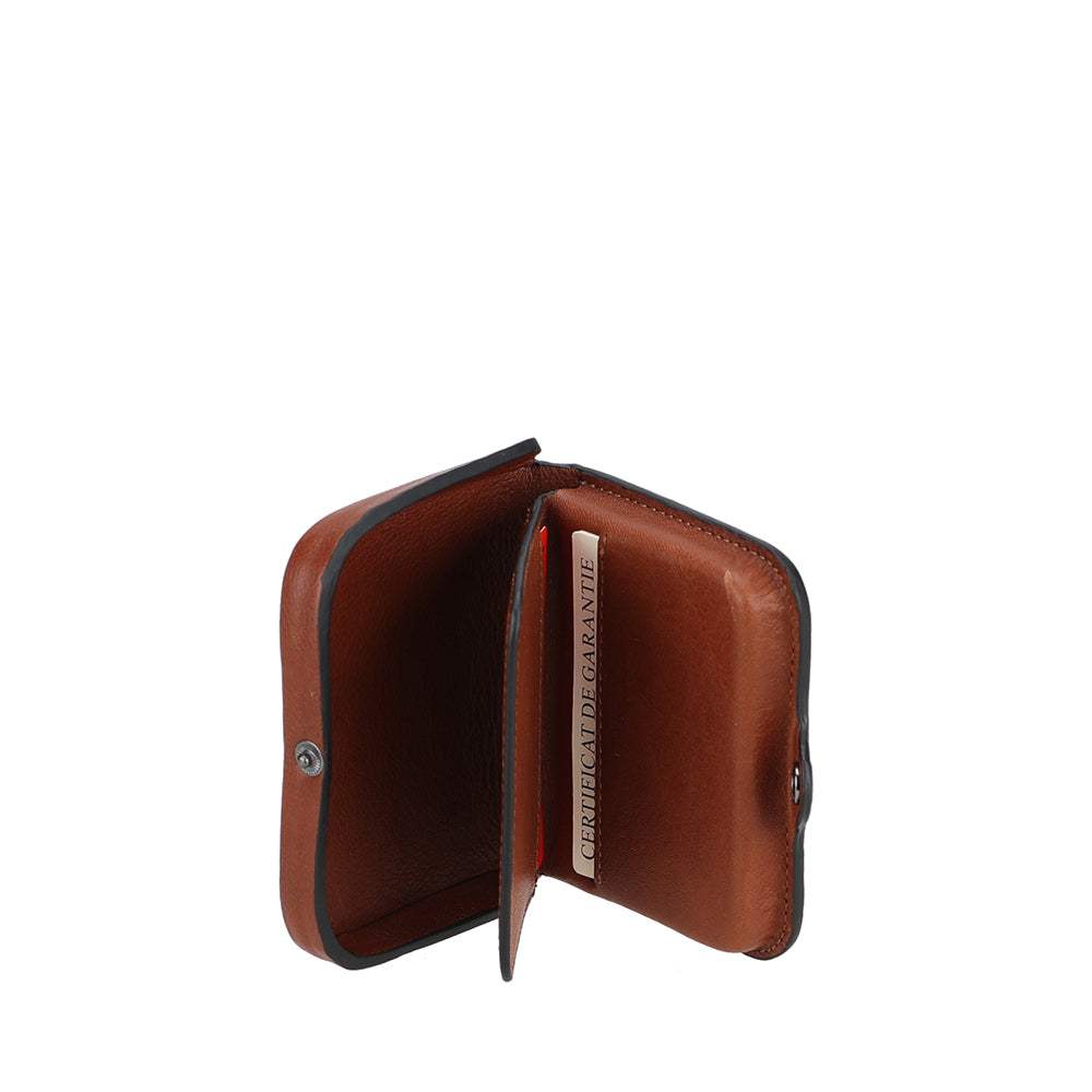 Porte monnaie à pression Cuir Nairo