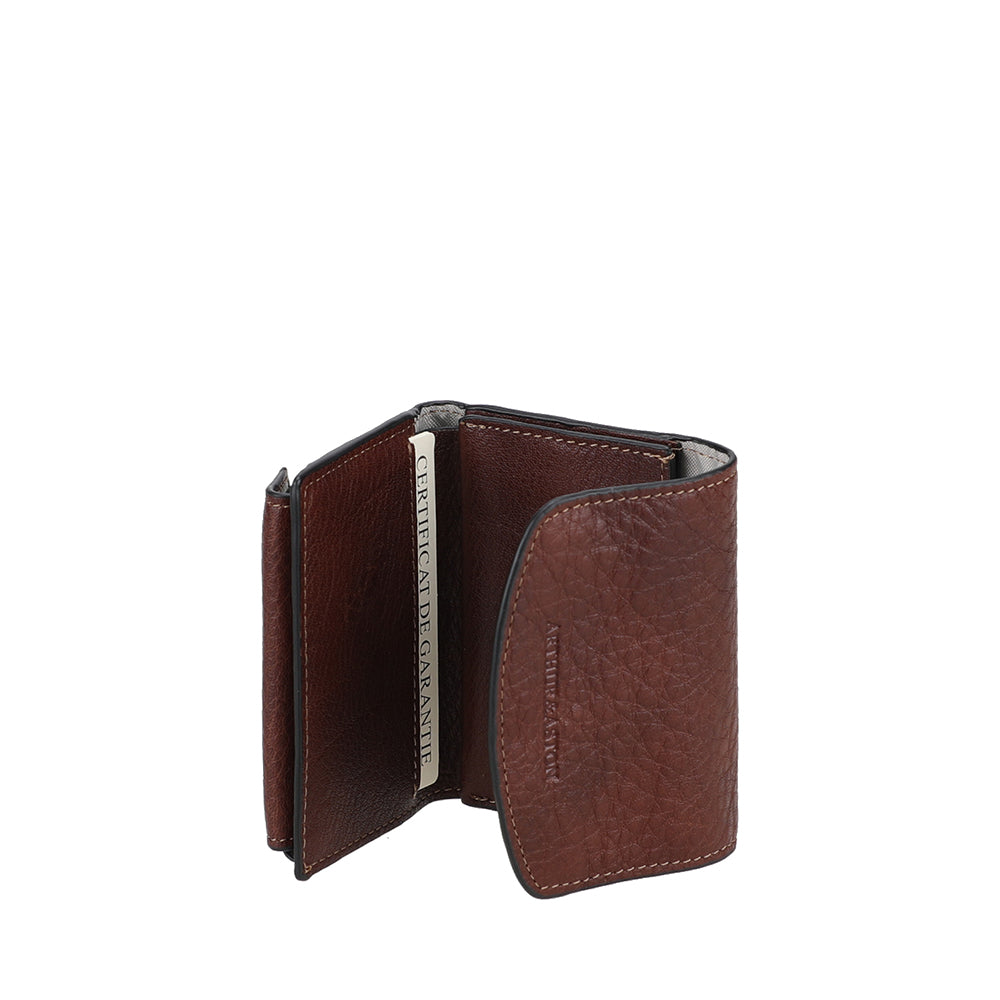 Petit porte monnaie à pression cuir Nairo