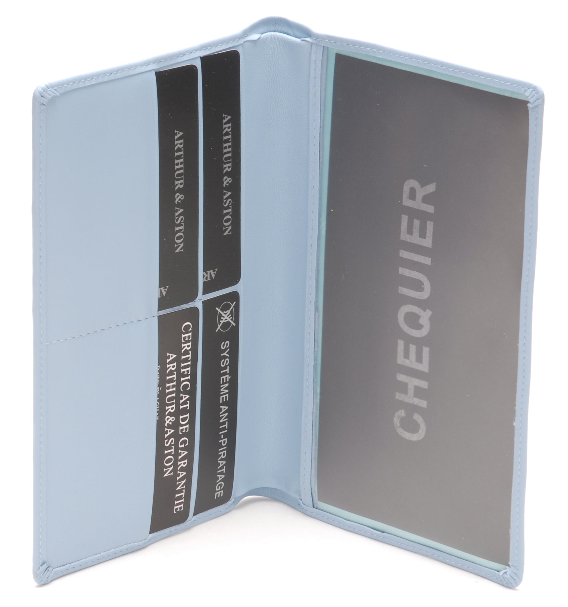 Porte-chéquier cuir agneau plongé