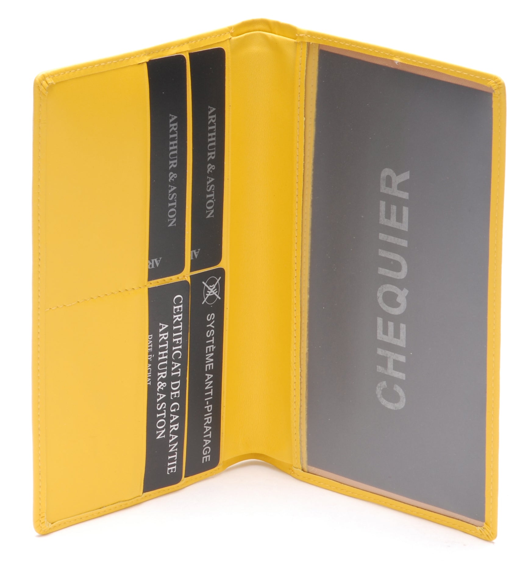 Porte-chéquier cuir agneau plongé