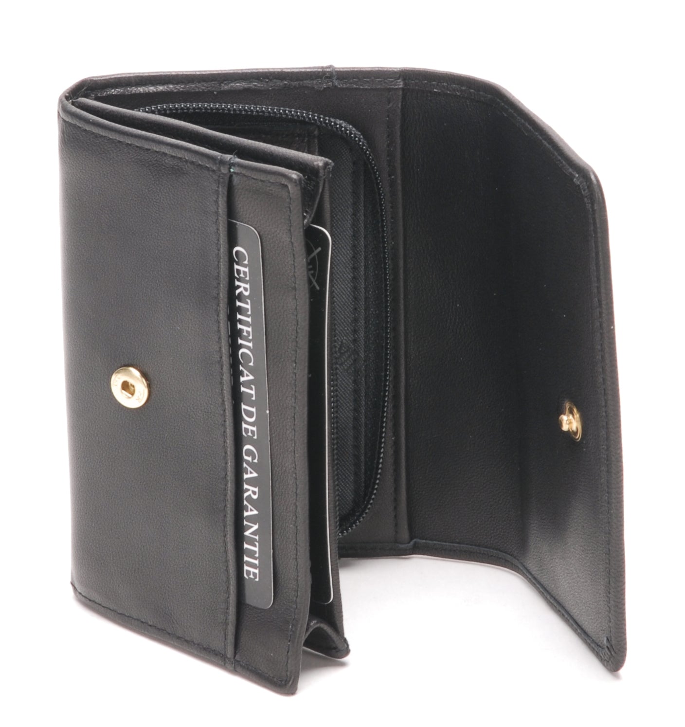 Porte-monnaie et cartes cuir agneau plongé