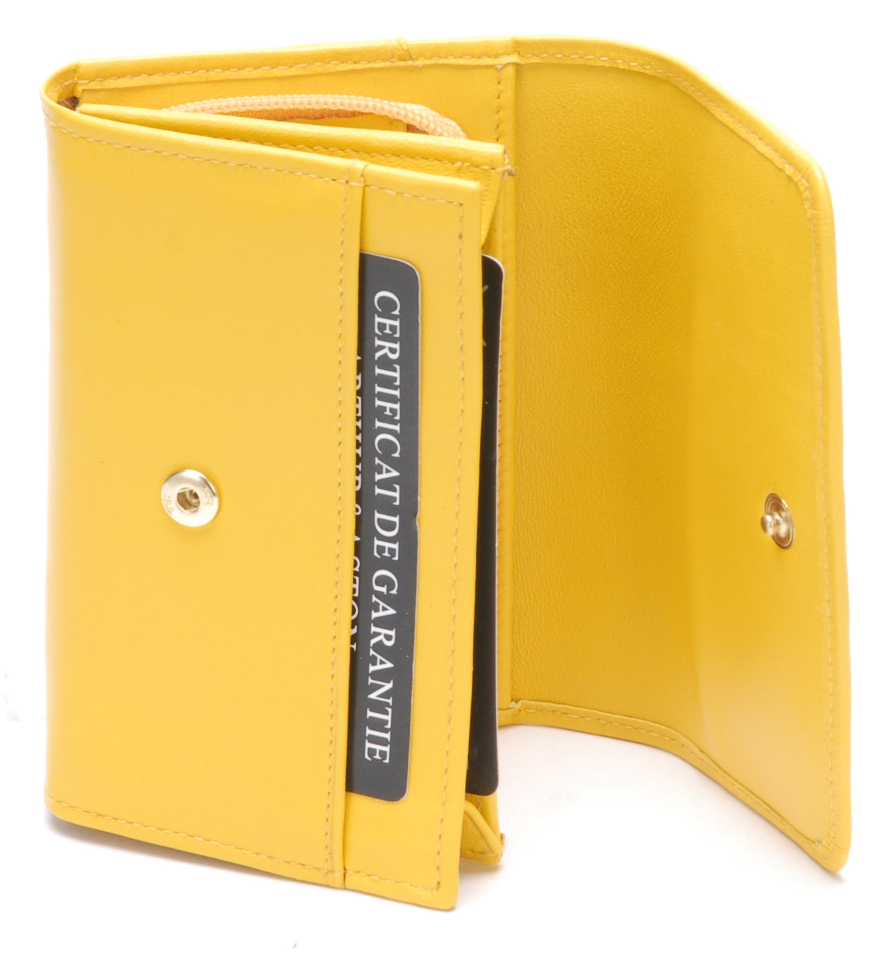 Porte-monnaie et cartes cuir agneau plongé