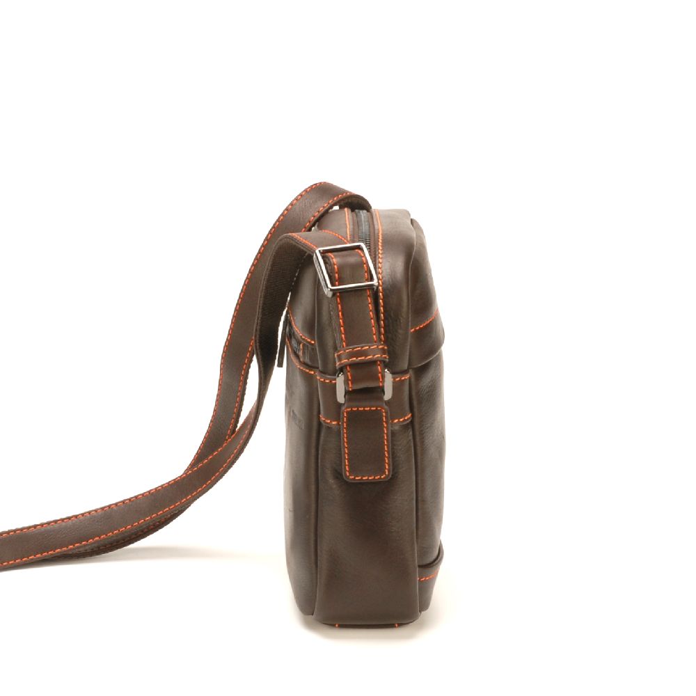 Pablo crossbody bag in dipped leather