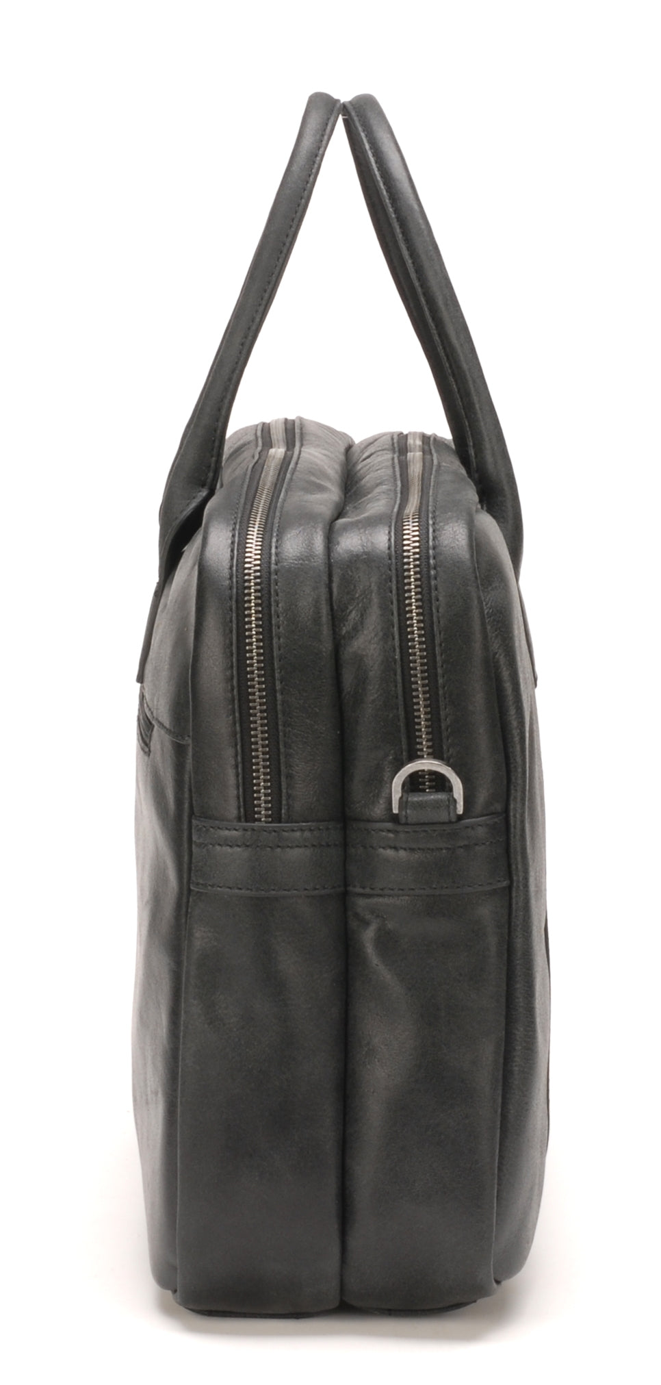 Large Diego leather briefcase