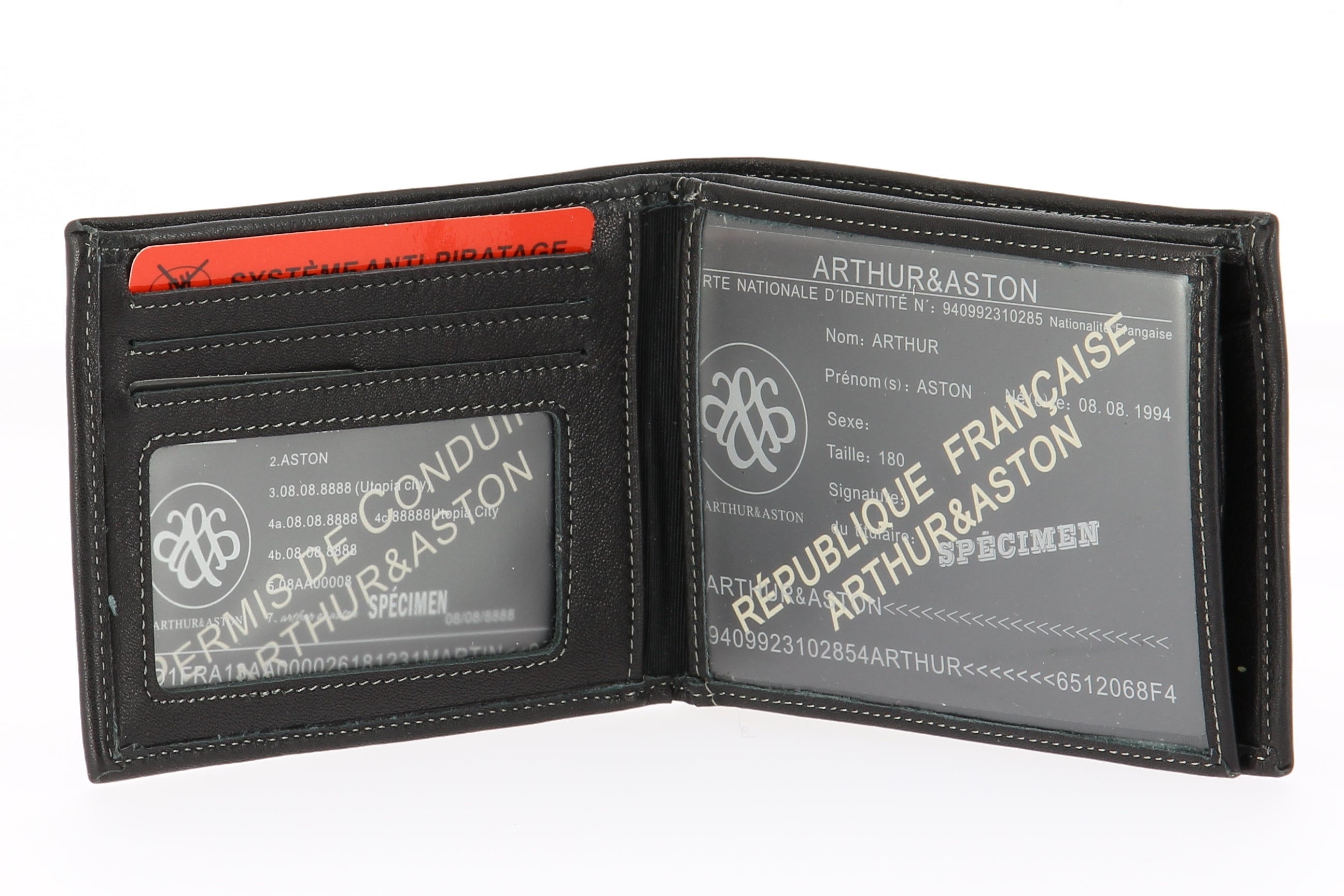 Novak Italian full grain leather wallet