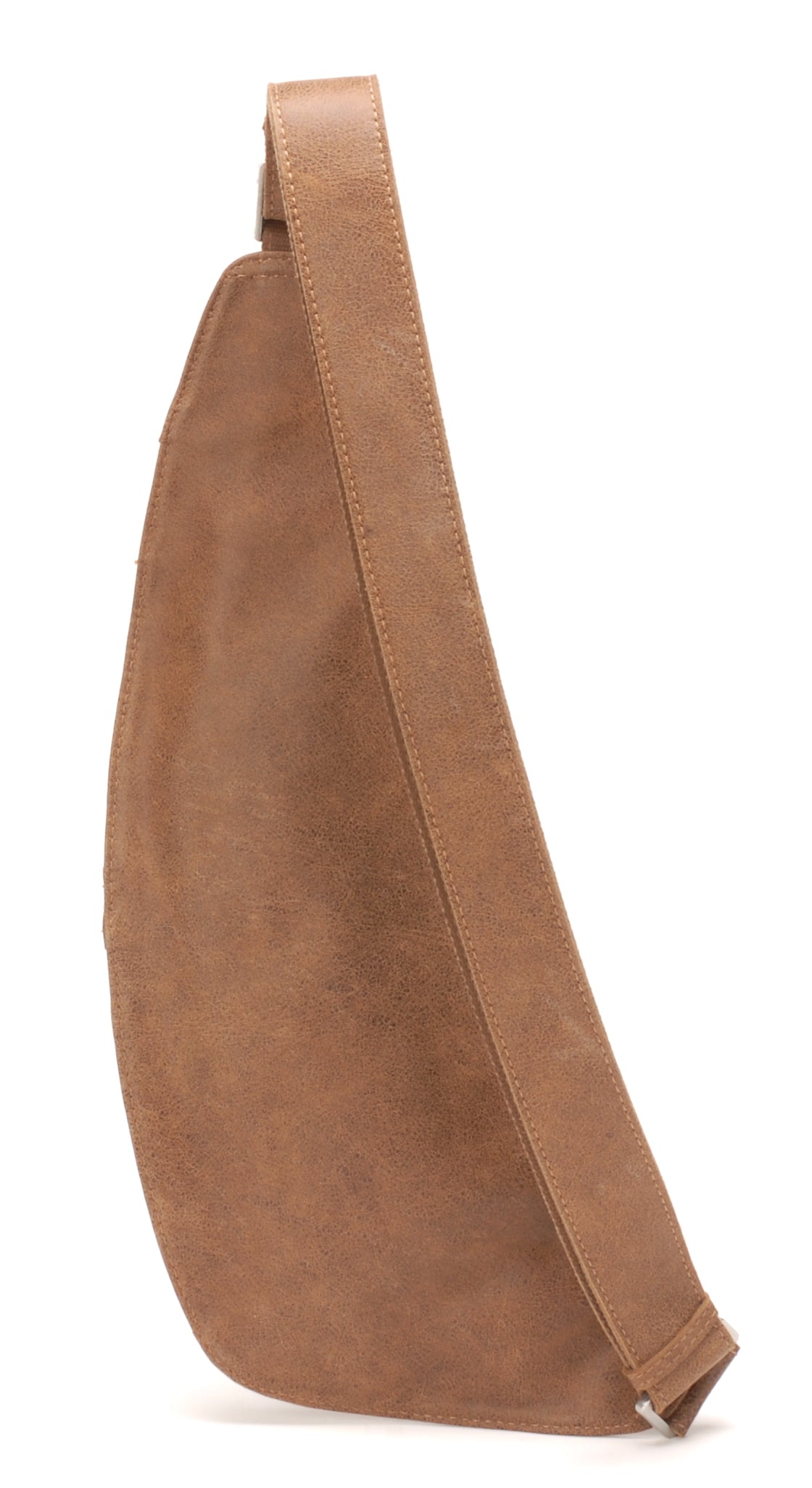 Cristiano body bag in destroyed leather