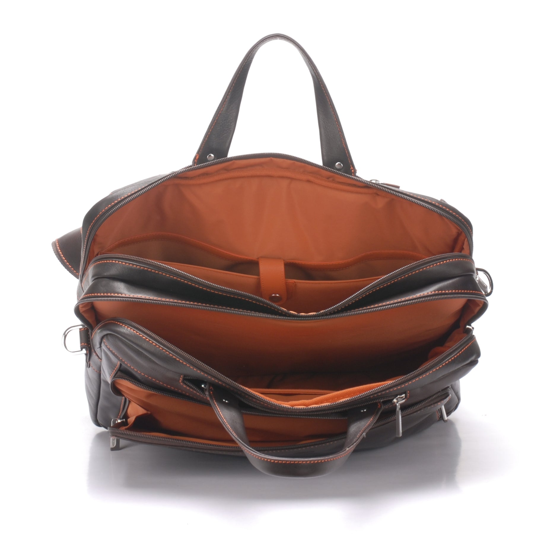 Pablo 3 in 1 briefcase in dipped leather