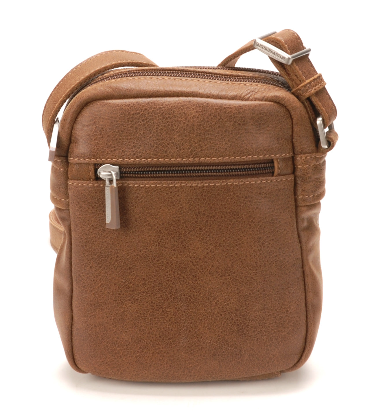 Cristiano destroyed leather crossbody bag