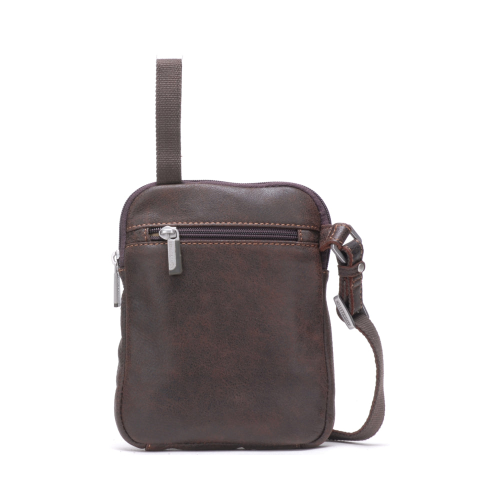 Cristiano destroyed leather holster bag