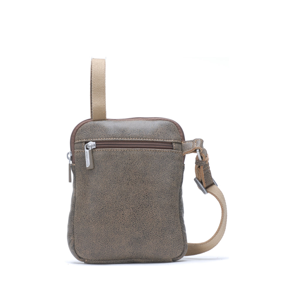 Cristiano destroyed leather holster bag