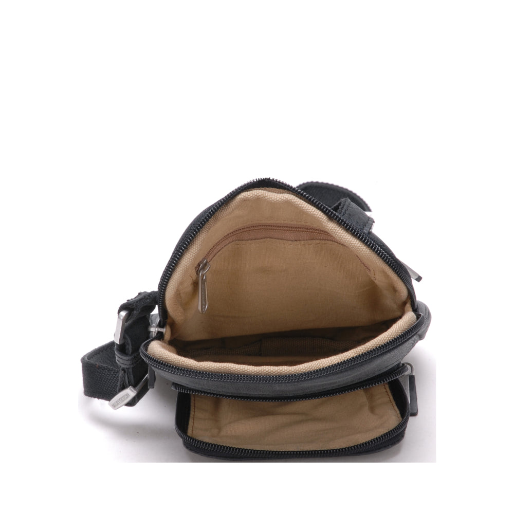 Cristiano destroyed leather holster bag