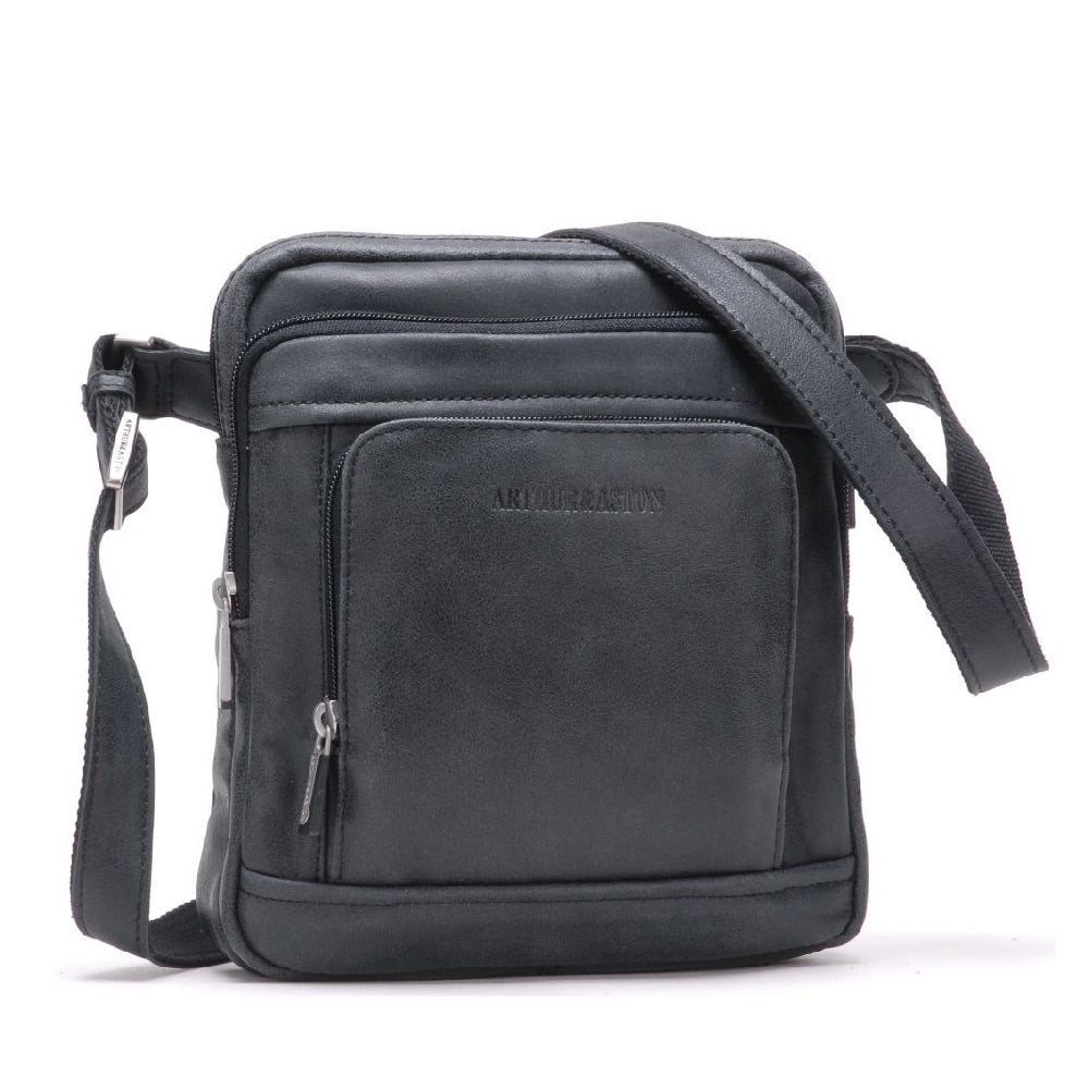 Cristiano medium model destroyed leather crossbody bag