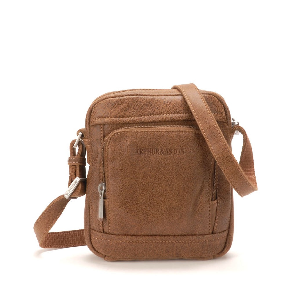 Cristiano small model crossbody bag in destroyed leather