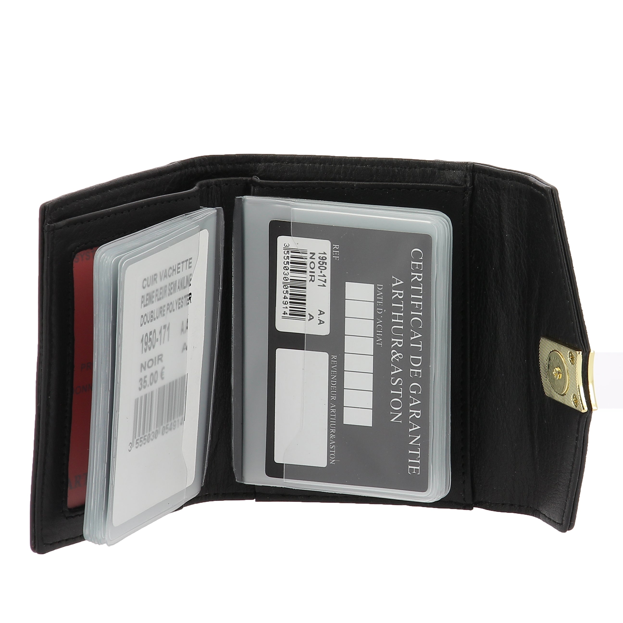 Glitter Venus Leather Card Holder