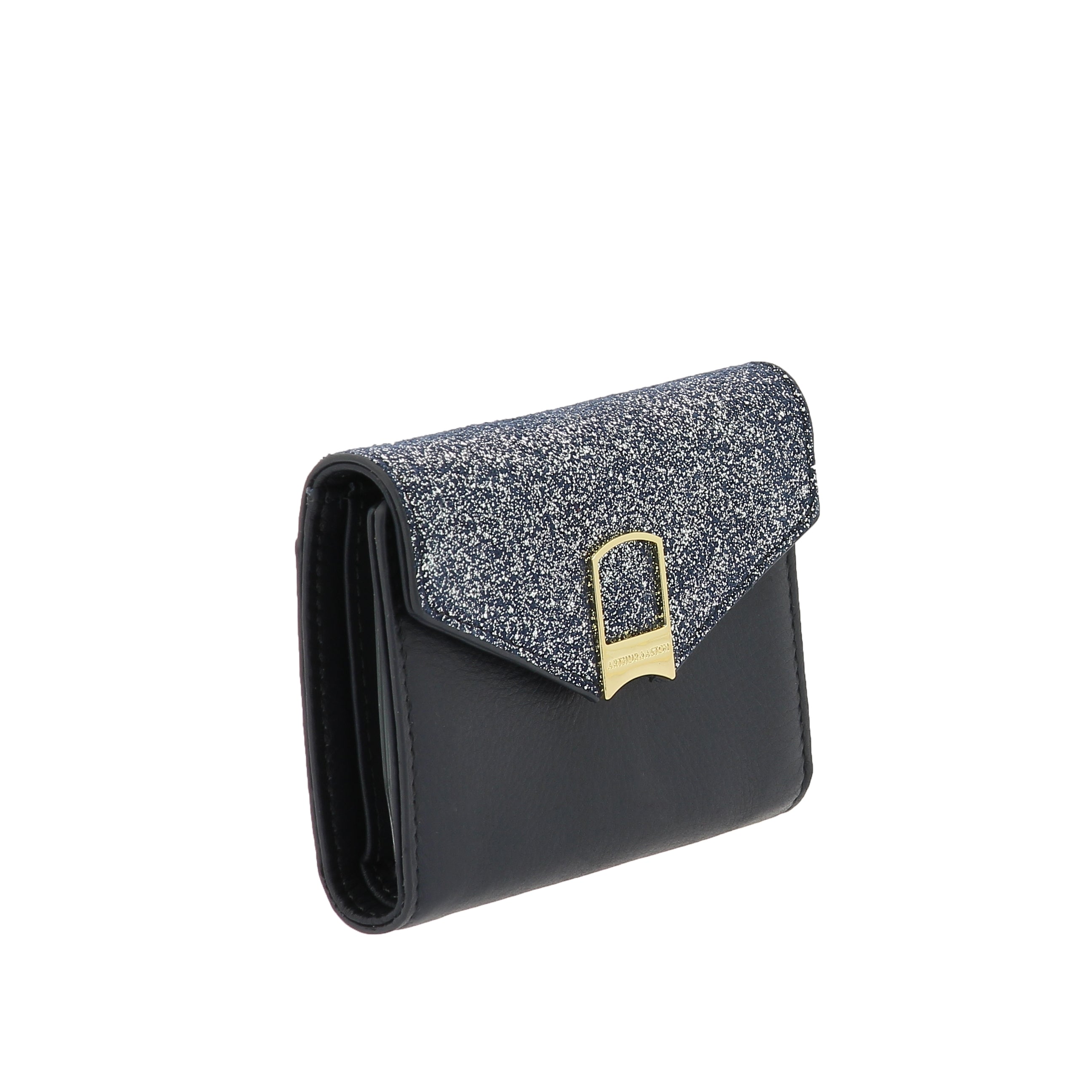 Glitter Venus Leather Card Holder