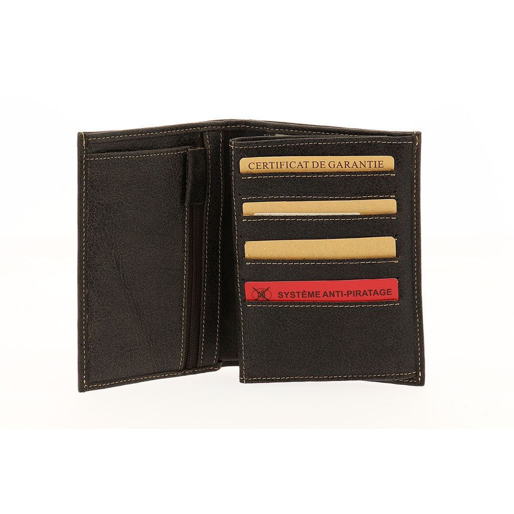 Cristiano destroyed leather wallet