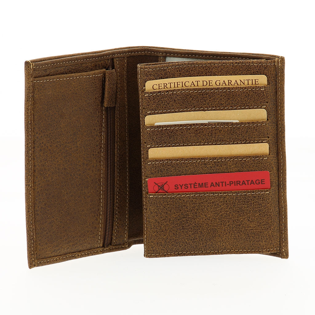 Cristiano destroyed leather wallet