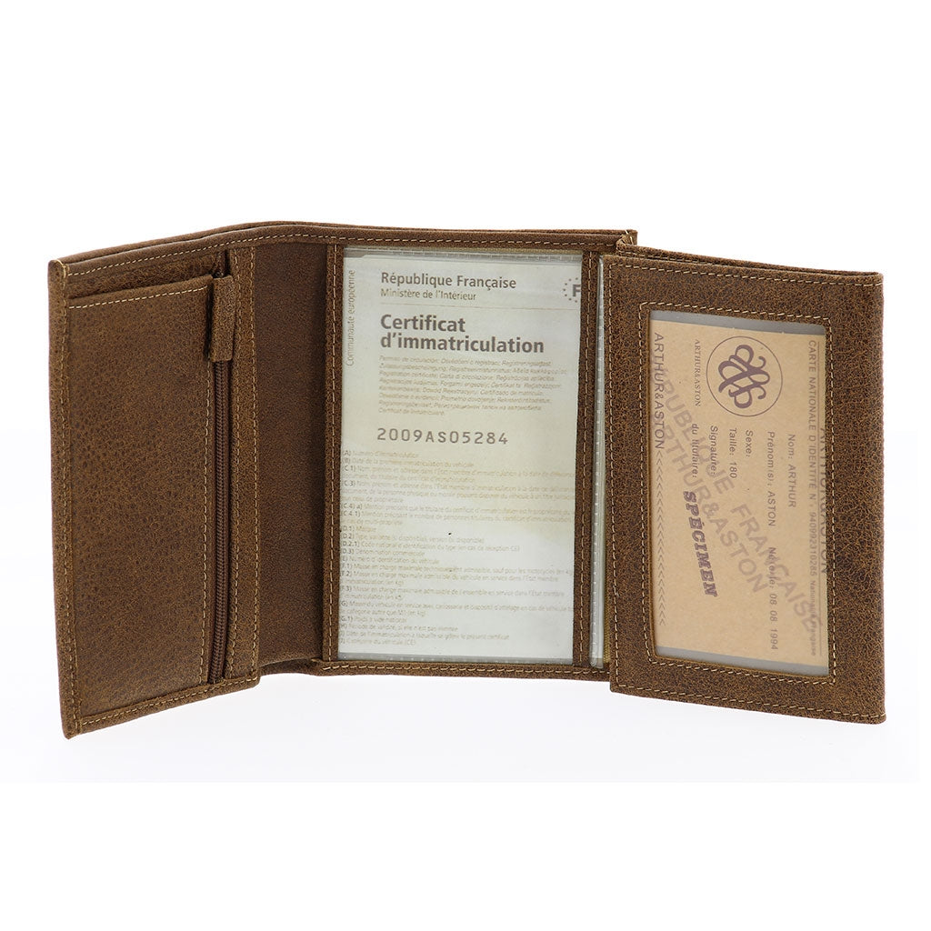 Cristiano destroyed leather wallet