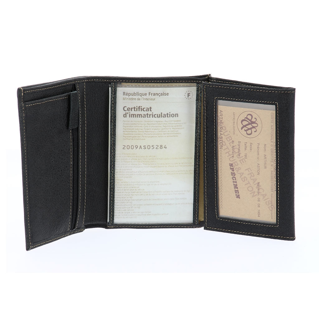 Cristiano destroyed leather wallet