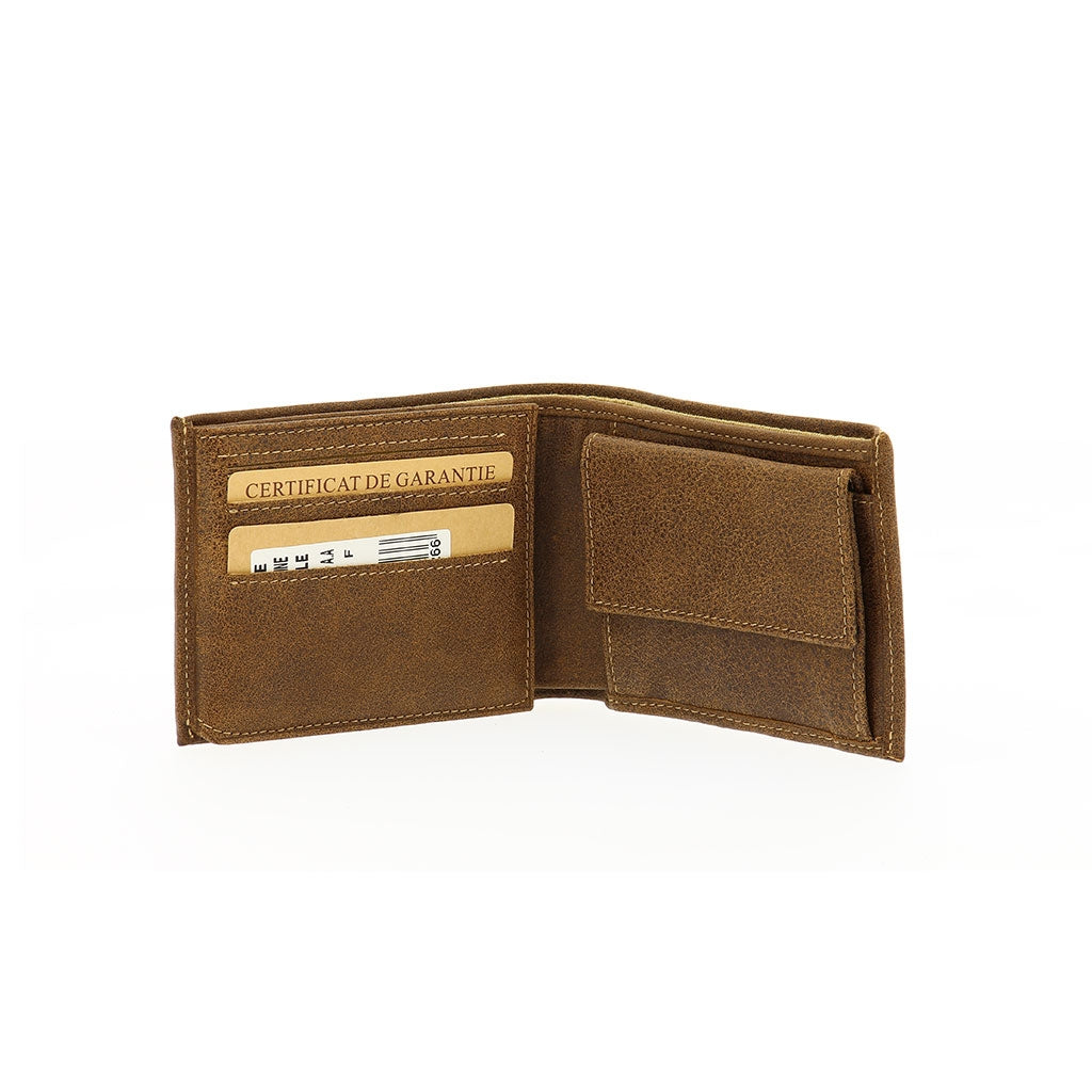 Cristiano Italian wallet destroyed leather