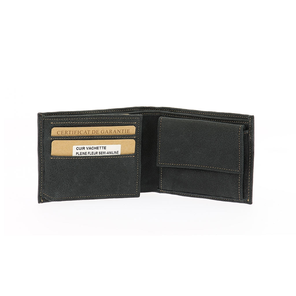 Cristiano Italian wallet destroyed leather