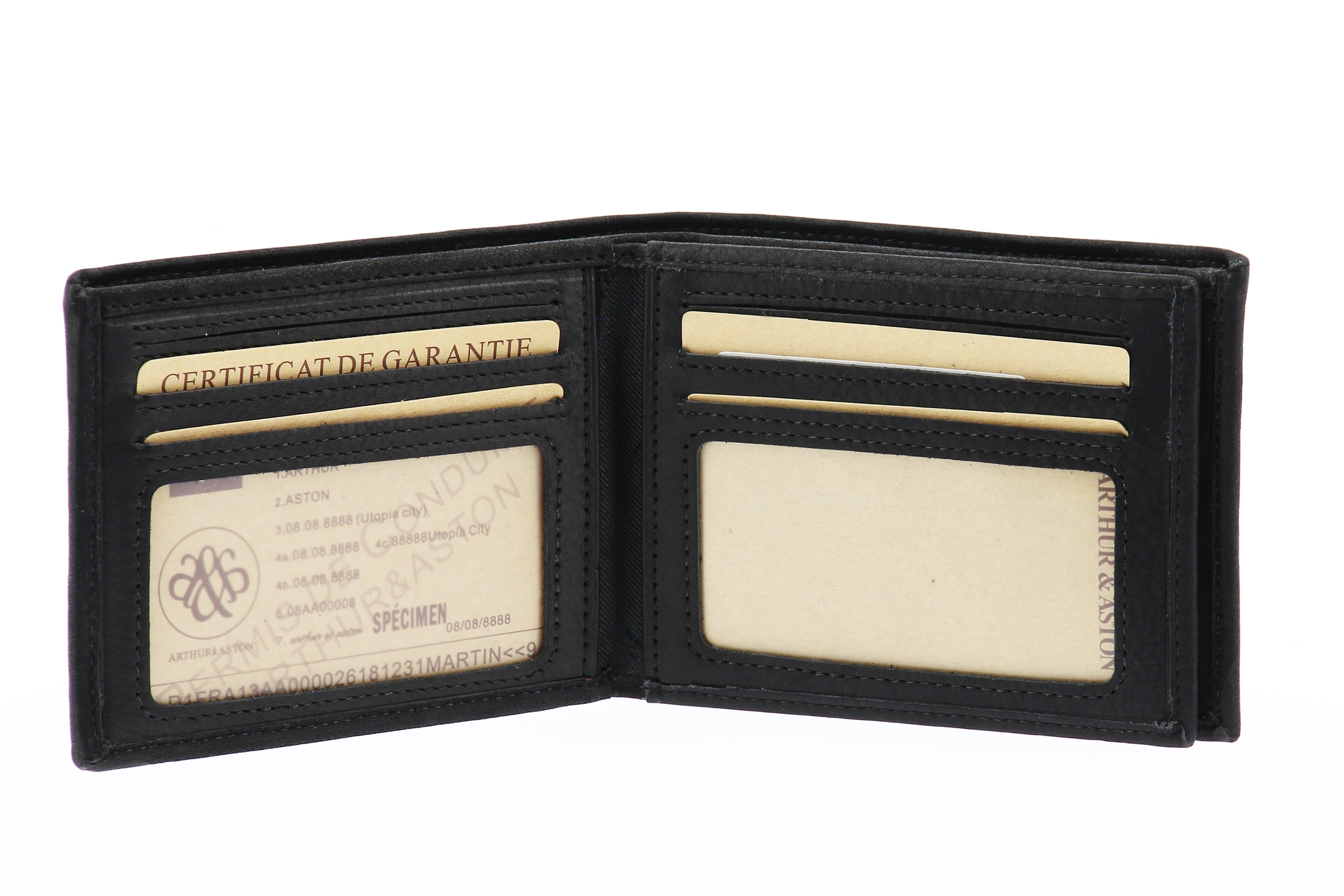 Louis Italian oiled leather card holder