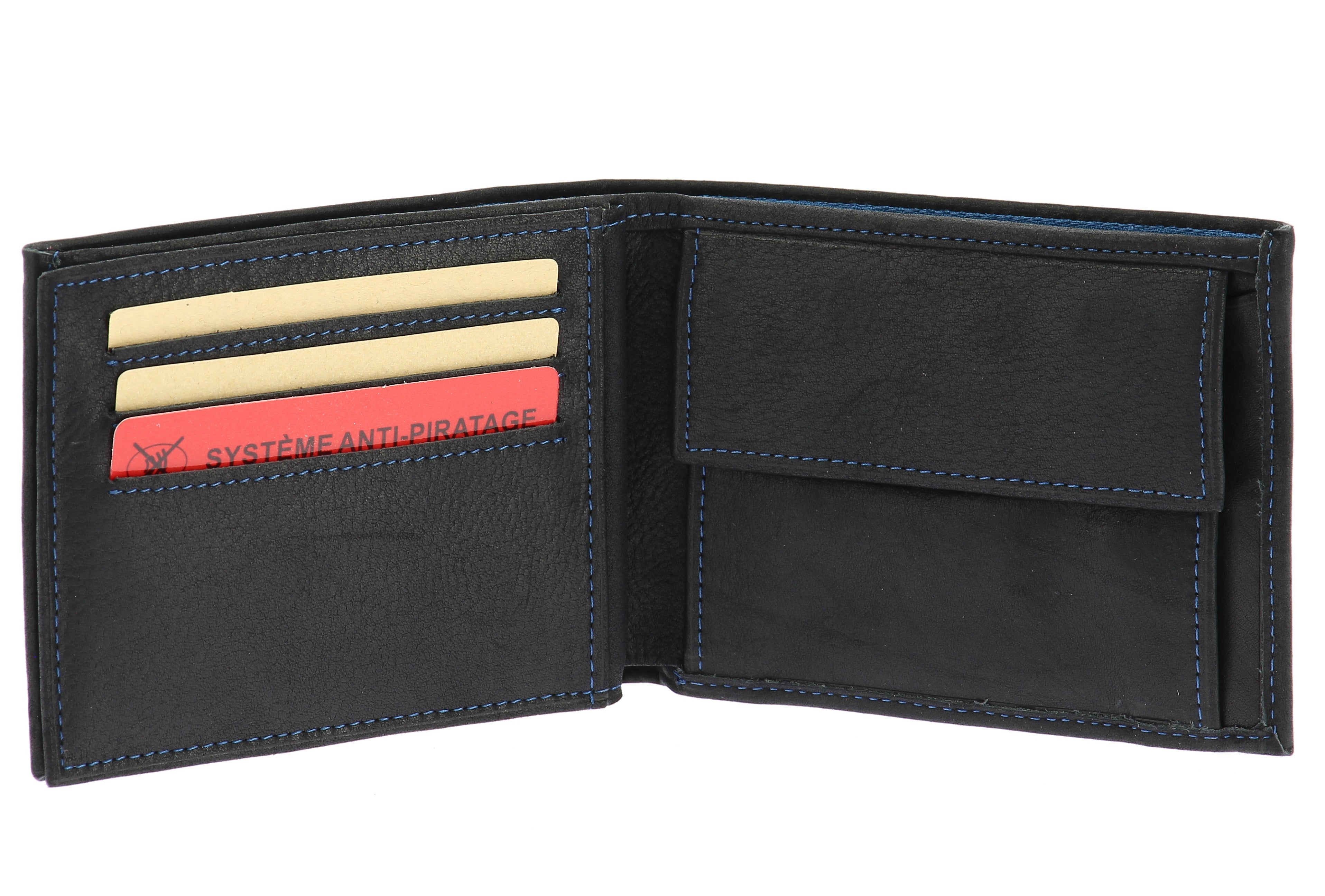 Louis Italian oiled leather wallet