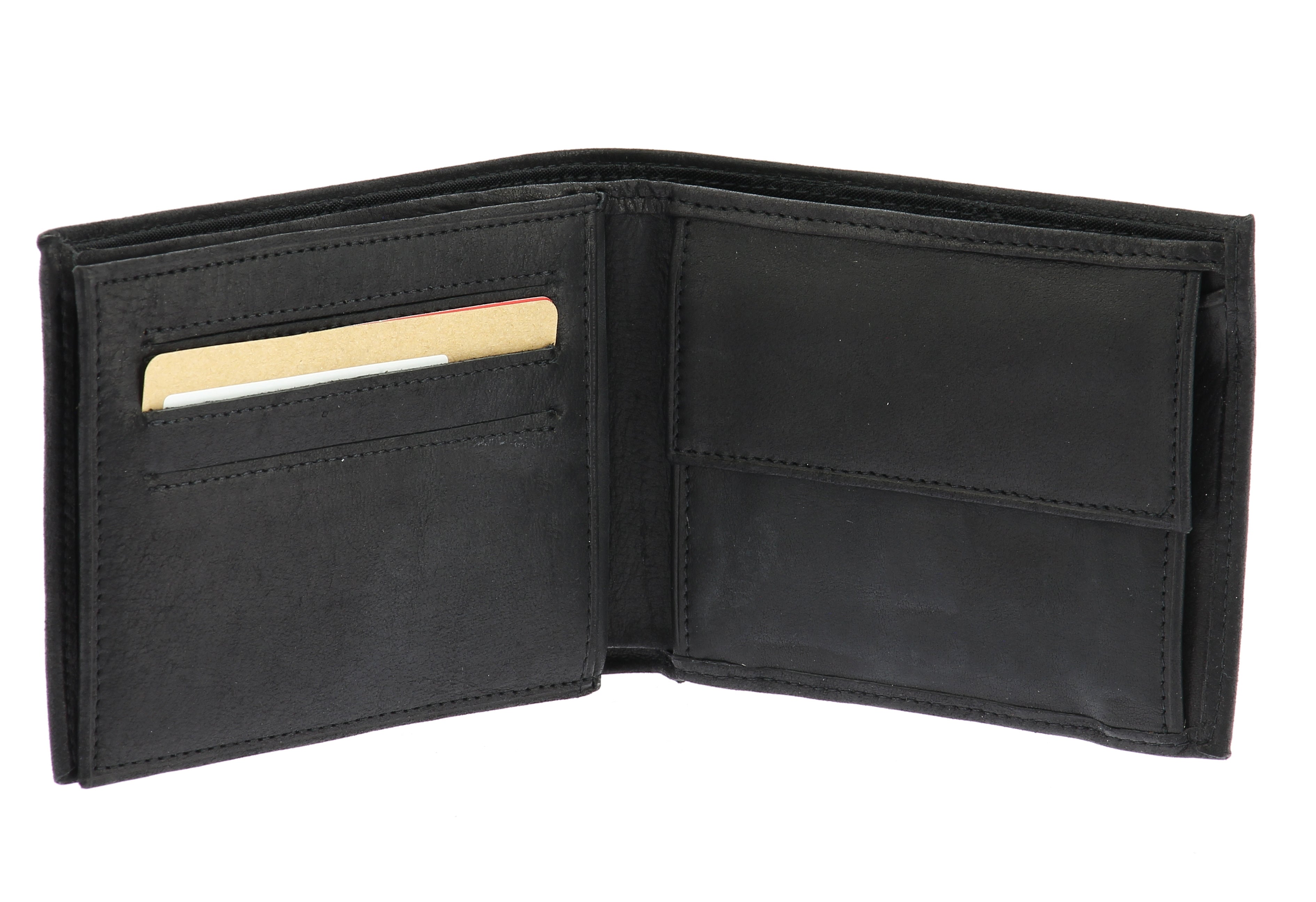 Louis Italian oiled leather wallet