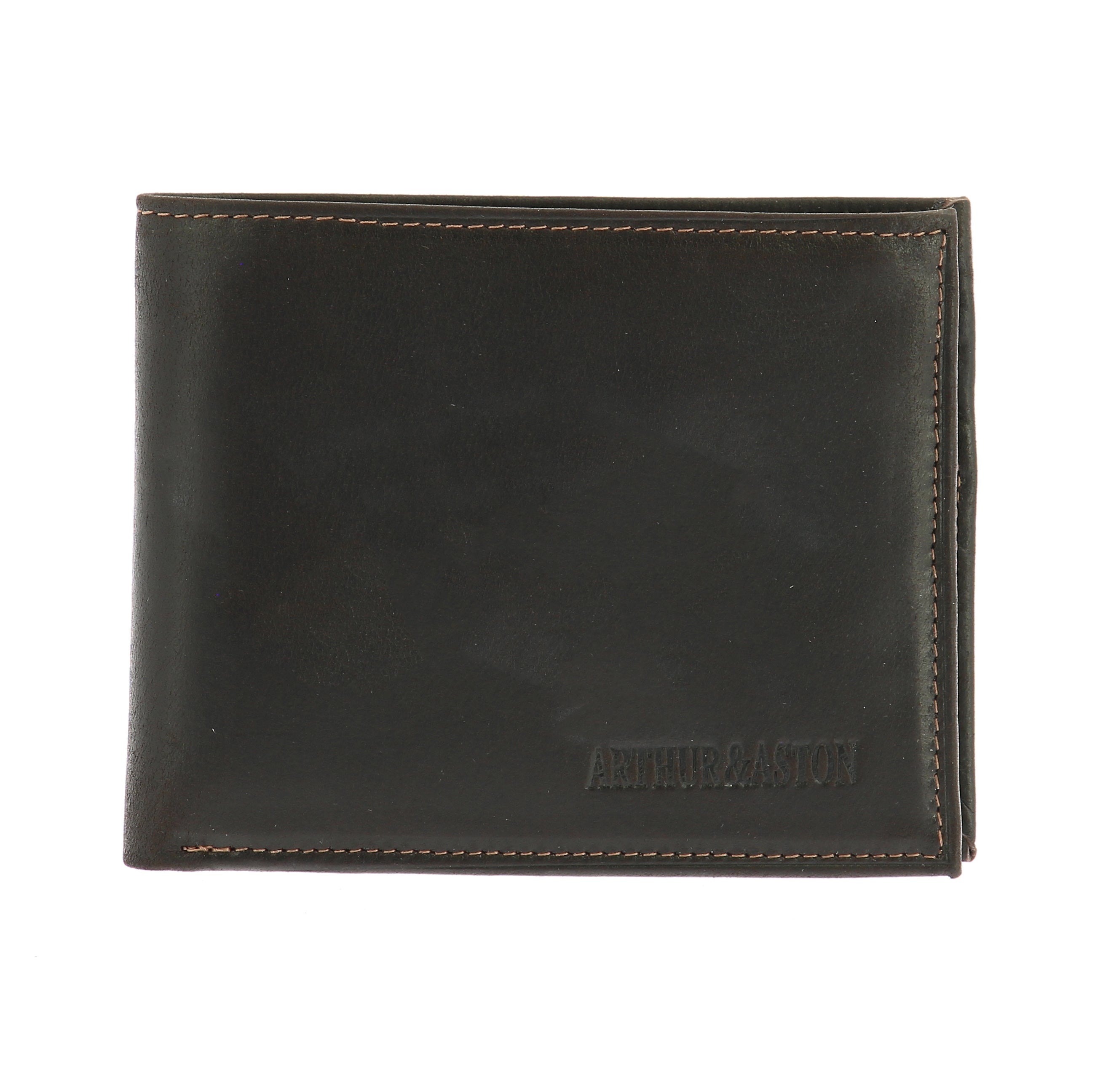 Louis Italian oiled leather wallet