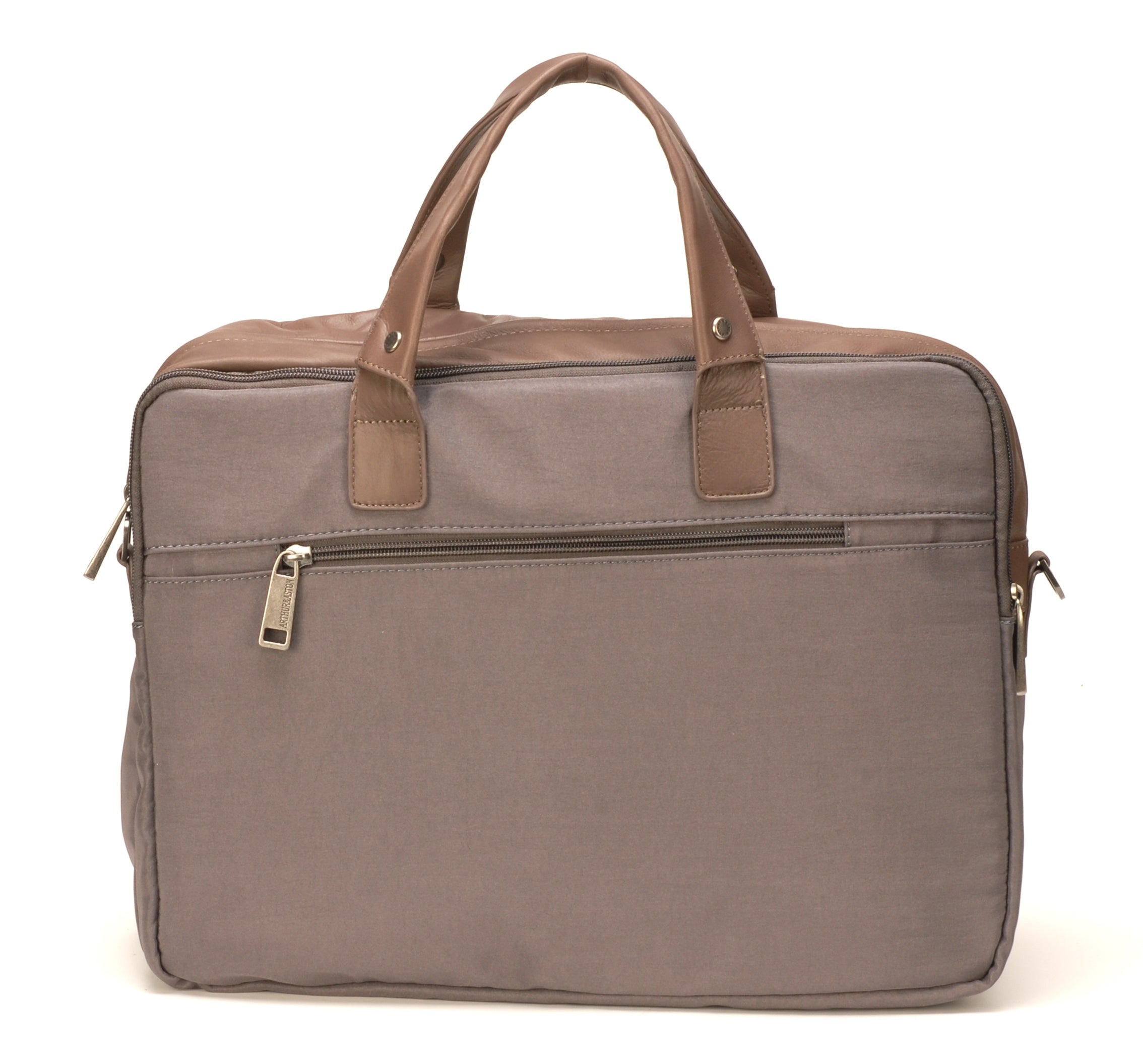 Grand porte-document Adam en toile garni cuir