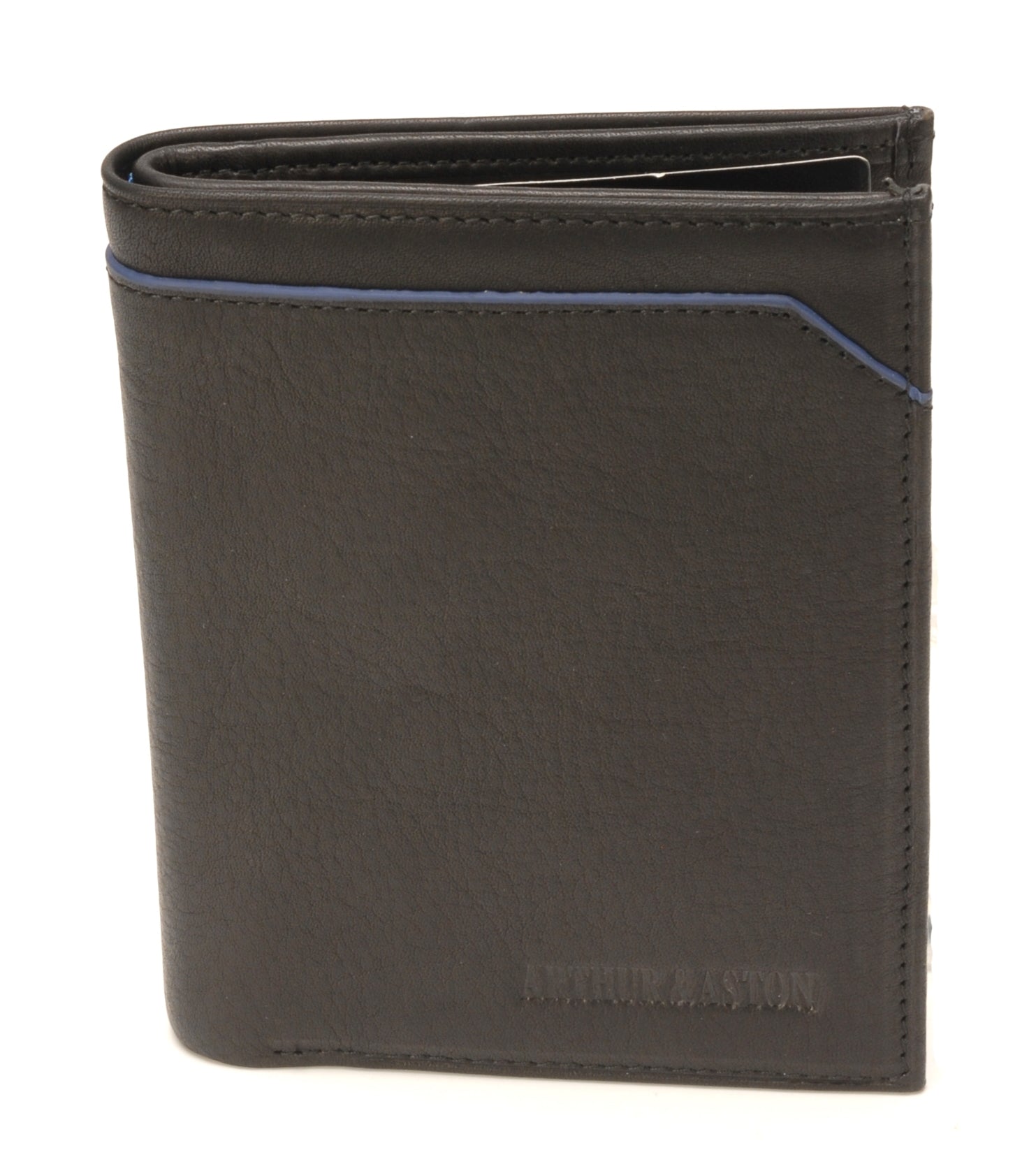 Portefeuille Hugo en cuir plongé