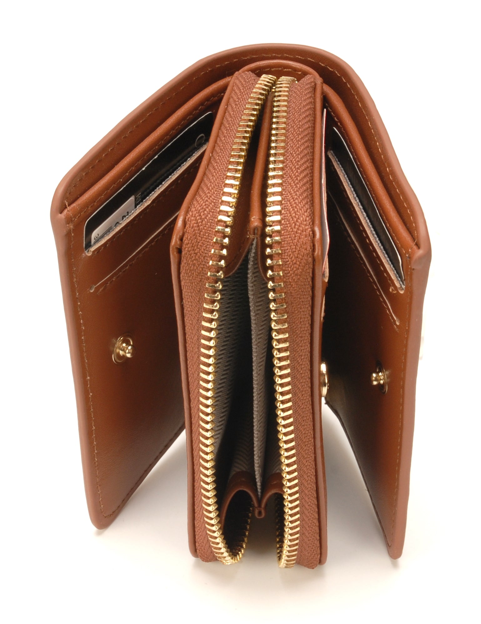 Porte-monnaie et cartes Clémence en cuir