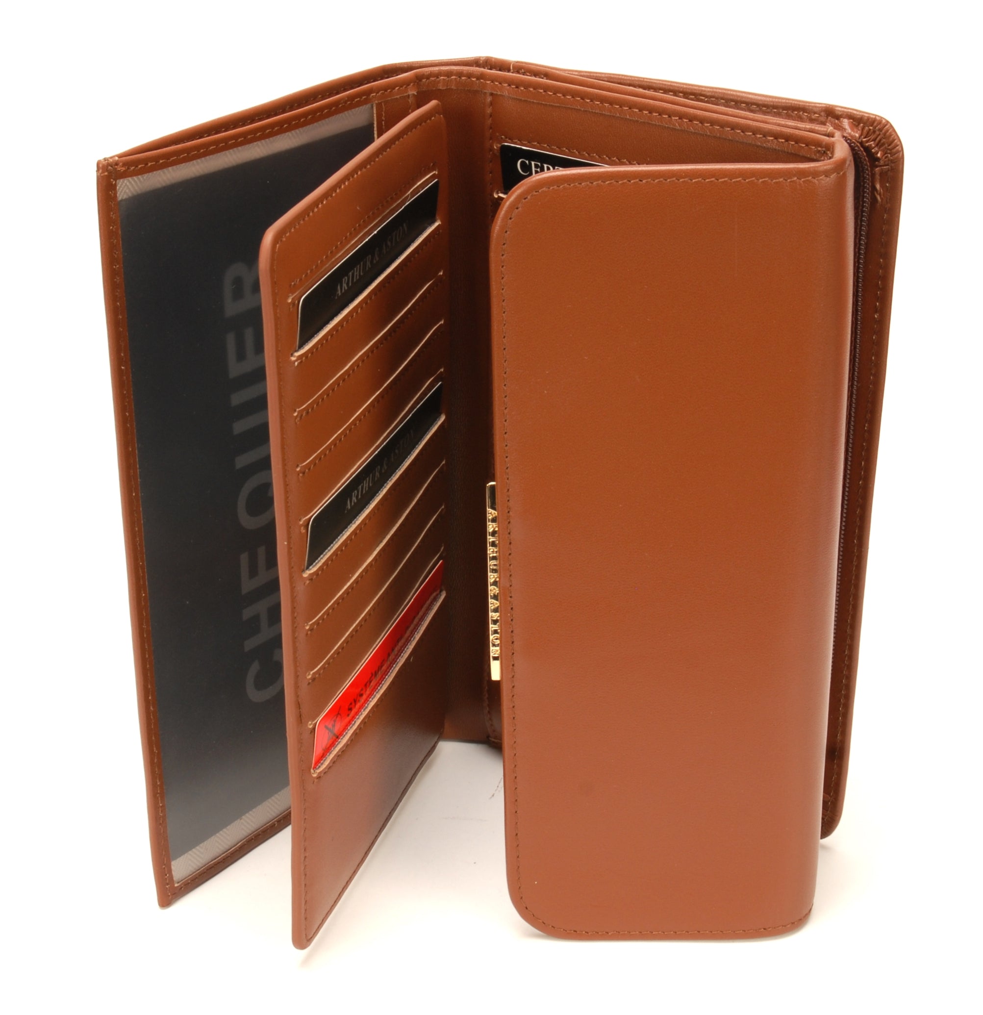 Compagnon porte-chéquier Clémence en cuir