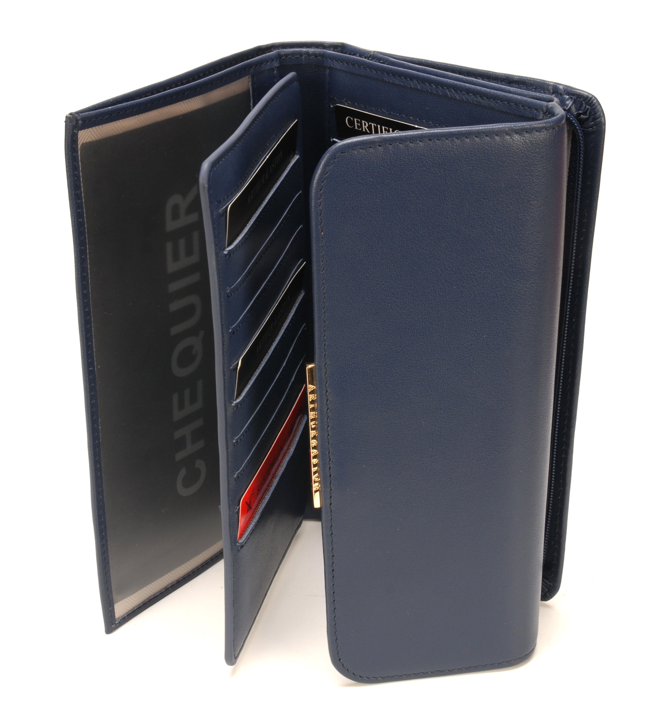 Compagnon porte-chéquier Clémence en cuir