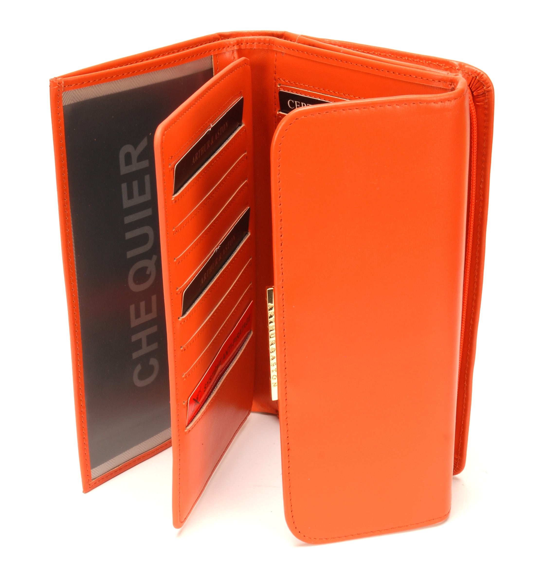 Compagnon porte-chéquier Clémence en cuir