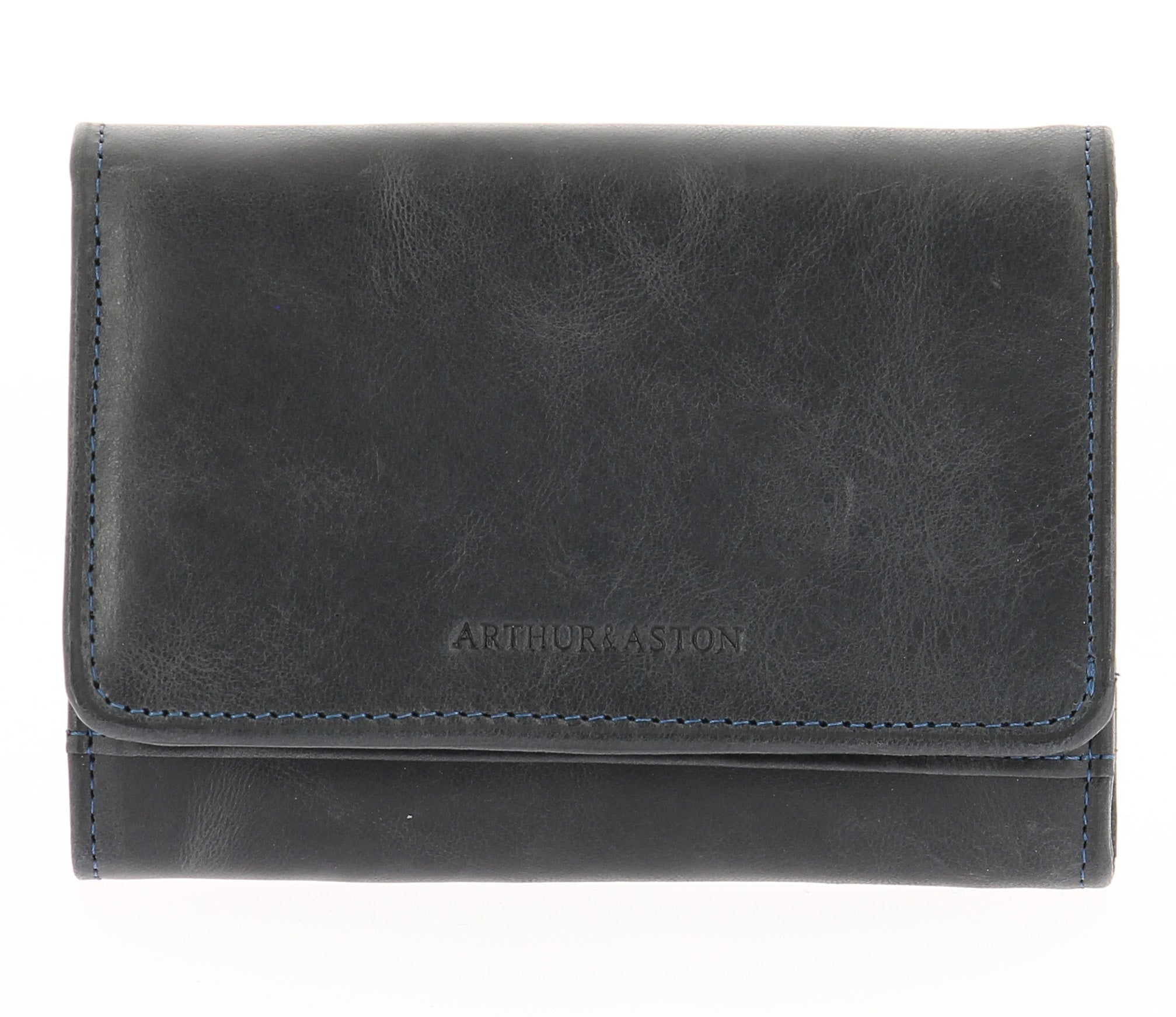 Oiled cowhide leather wallet Pink