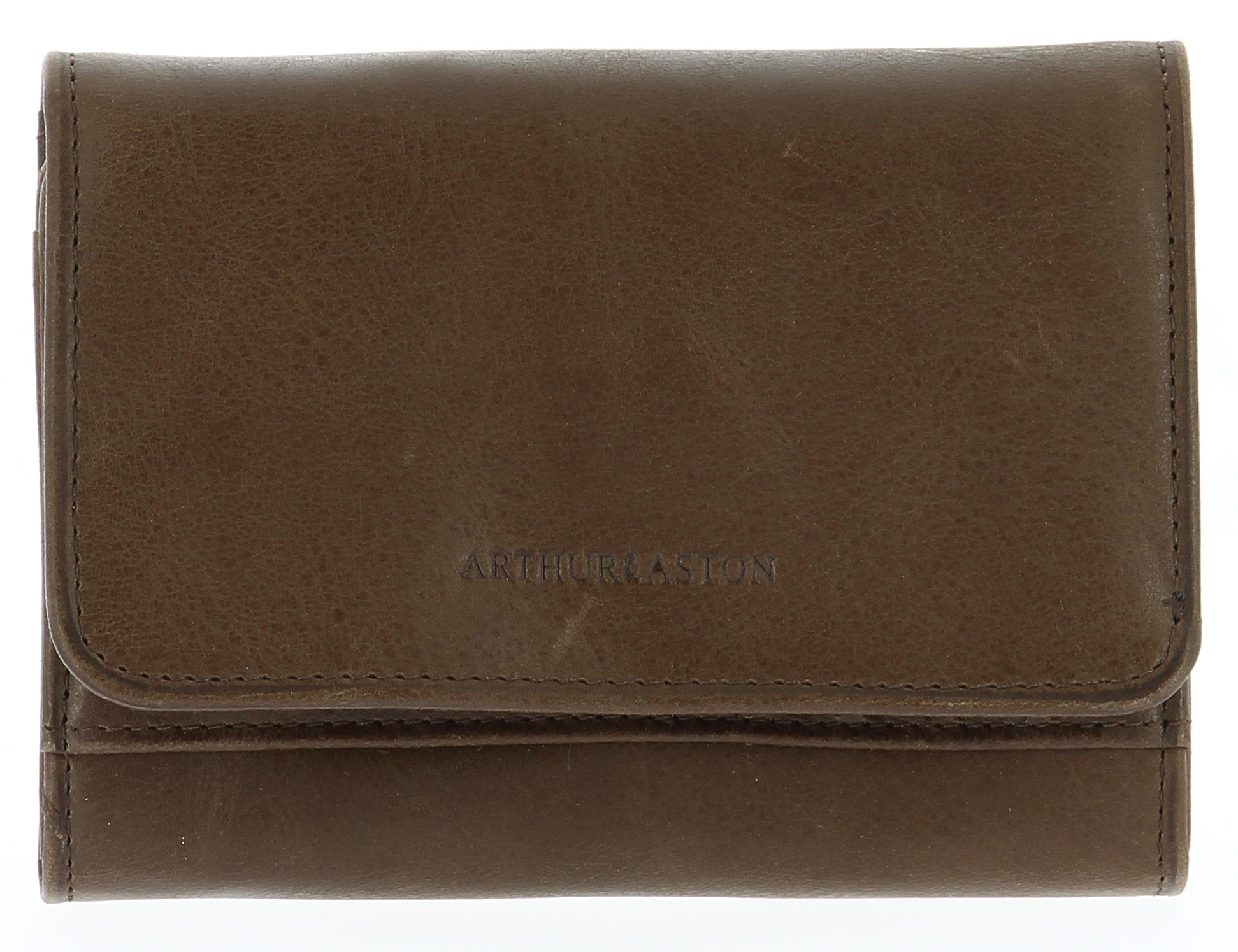 Oiled cowhide leather wallet Pink