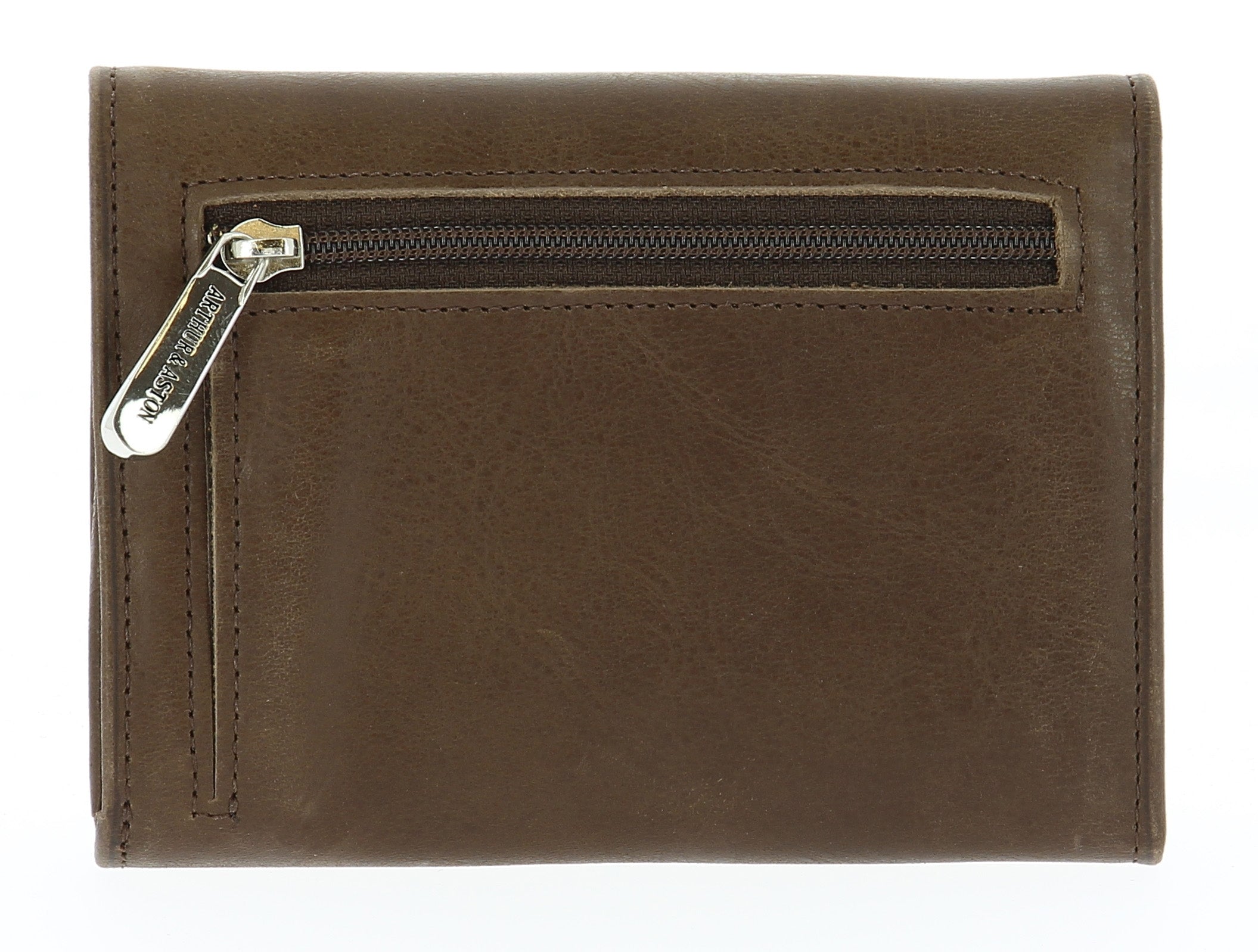 Oiled cowhide leather wallet Pink