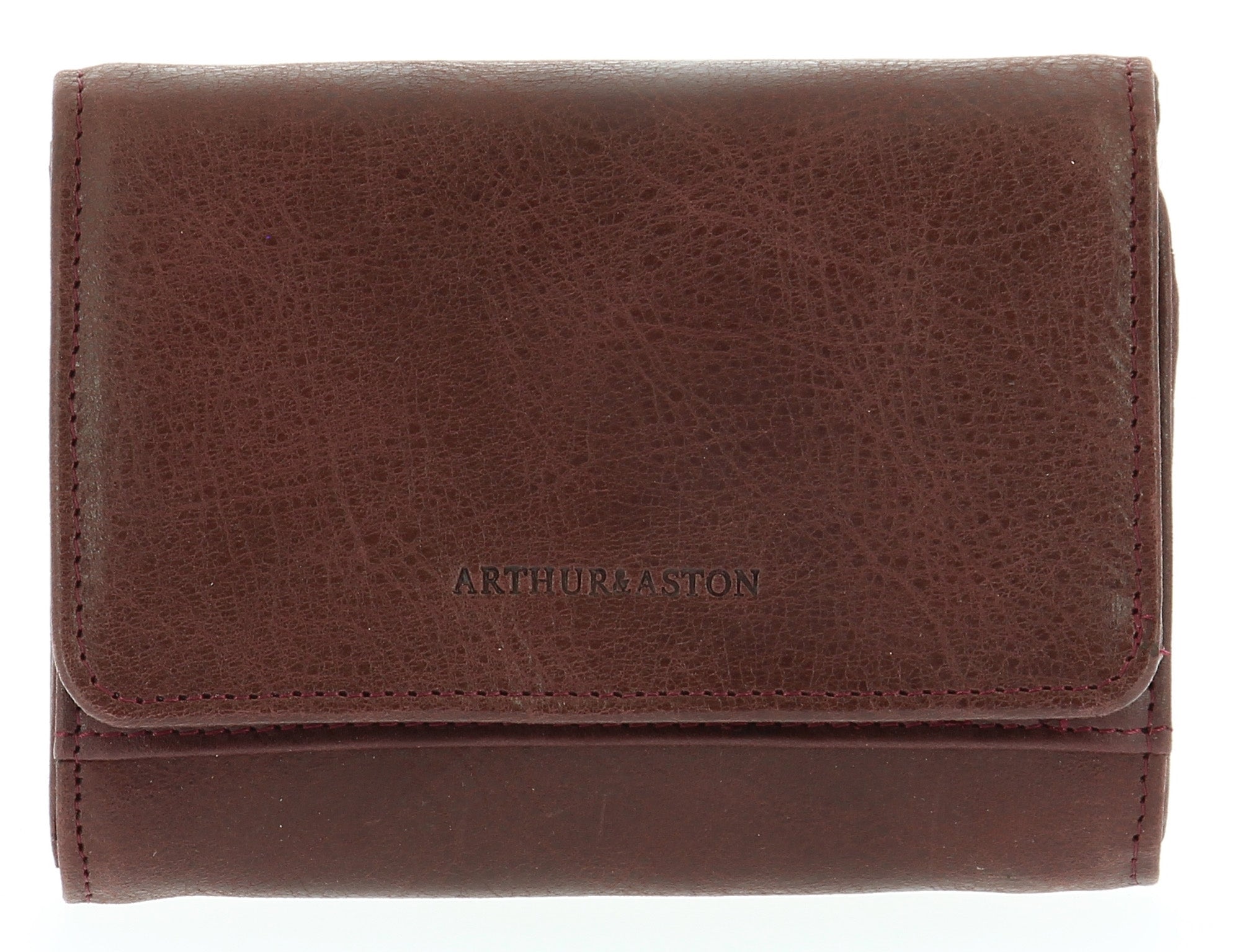 Oiled cowhide leather wallet Pink