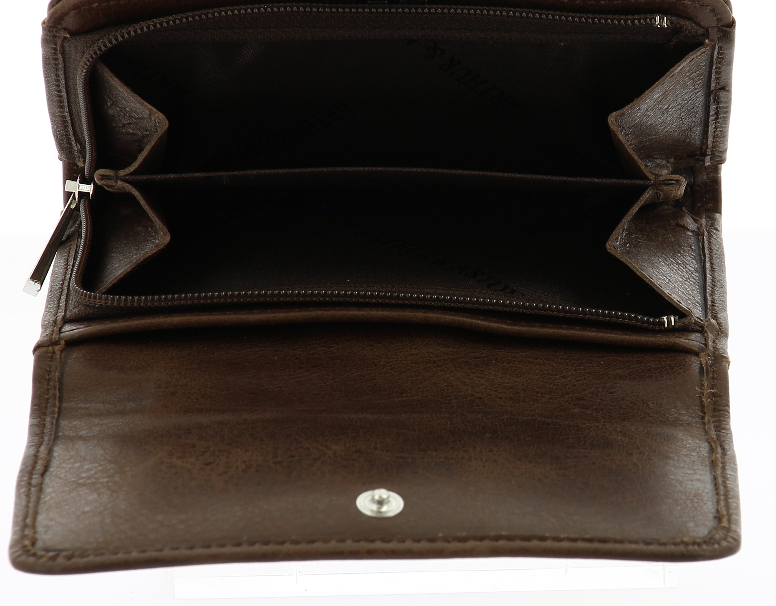 Leather Back to Back Wallet