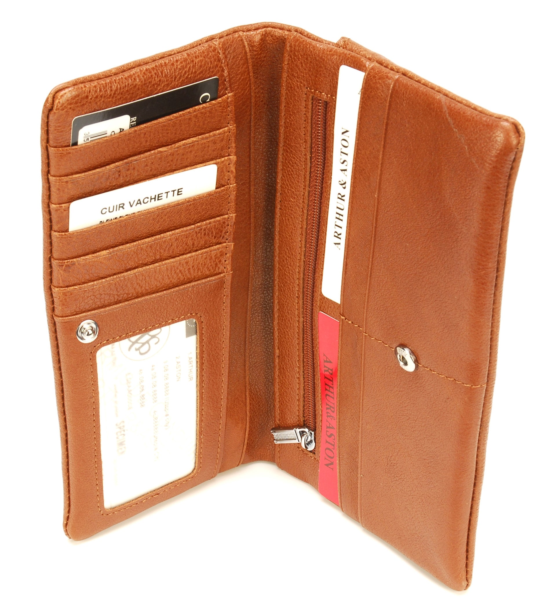 Portefeuille cuir Pia